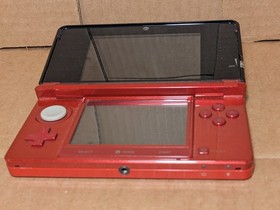 Nintendo 3DS Original - Flame Red - Used w/Box and Inserts - Very Good Condition