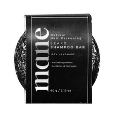 Mane Beard Shampoo Bar for Men  Natural Charcoal 2.12 Ounce Pack of 1 
