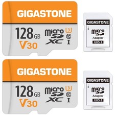 High-Speed 128GB Micro SD Card 2-Pack, A1 V30 - Perfect for Drones & Cameras