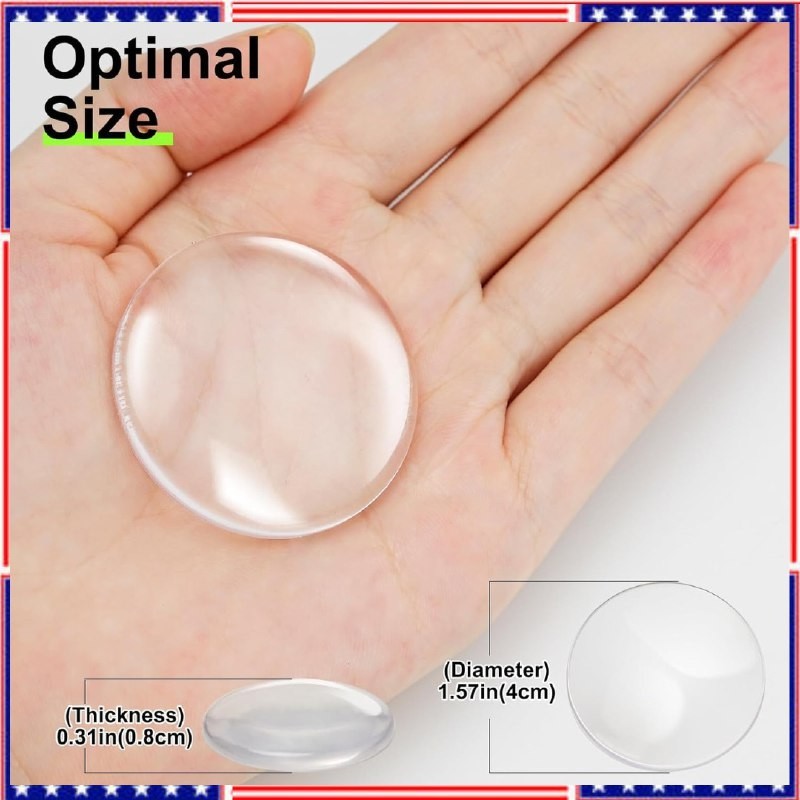 8PCS Door Stopper Wall Protector Silicone Door Knob Wall Protector Strong Back..