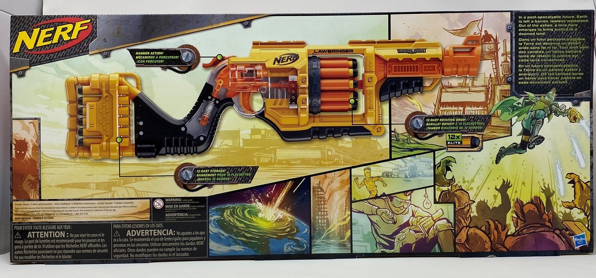 NERF LAWBRINGER ナーフ ドゥームランズ ロウブリンガー Nerf Gun Doomlands Lawbringer 2169 Blaster NEW in Original