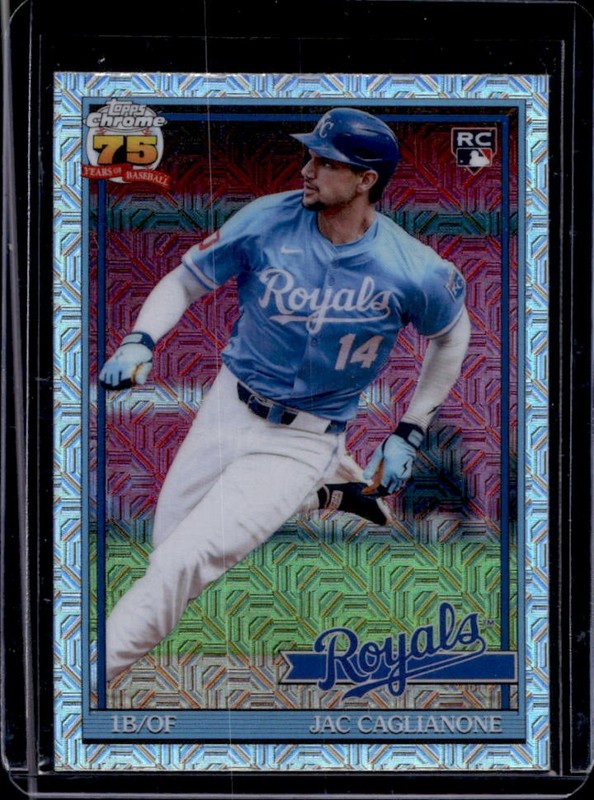 2026 Topps Jac Caglianone 1991 Chrome Silver Pack RC Mojo Refractor #91C2-24