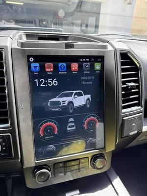 12.1'' Android 14 Car Radio For Ford F150 2015-2021 GPS Player Stereo Carplay