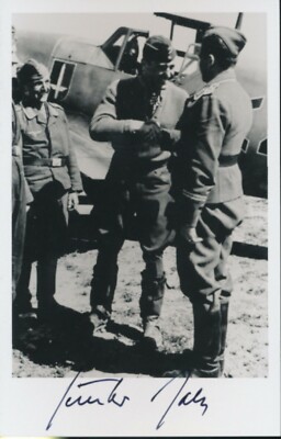 Gunther Rall signed photo. 275 kills.Luftwaffe Ace.JG-52. | eBay