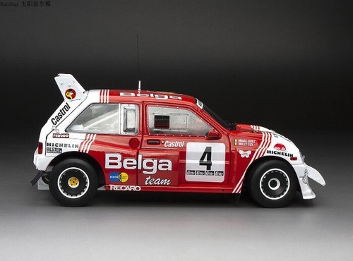 1/18 Scale Sunstar MG Metro 6R4 WRC No.4 1986 Model Car Toys Metal Gift - Picture 5 of 8