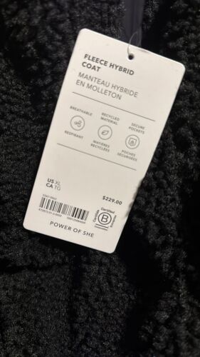 Athleta Fleece Hybrid Mantel Gr. XL X Large schwarz #472872 - Bild 8 von 8