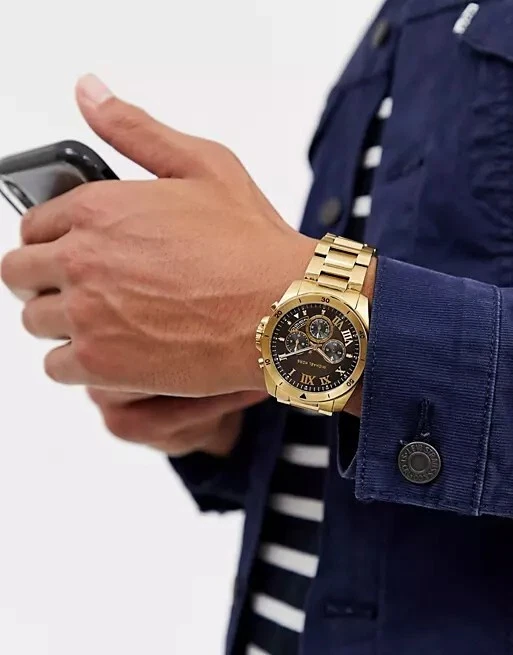 Michael Kors MK8481 Brecken Gold Tone Chronograph Philippines Ubuy