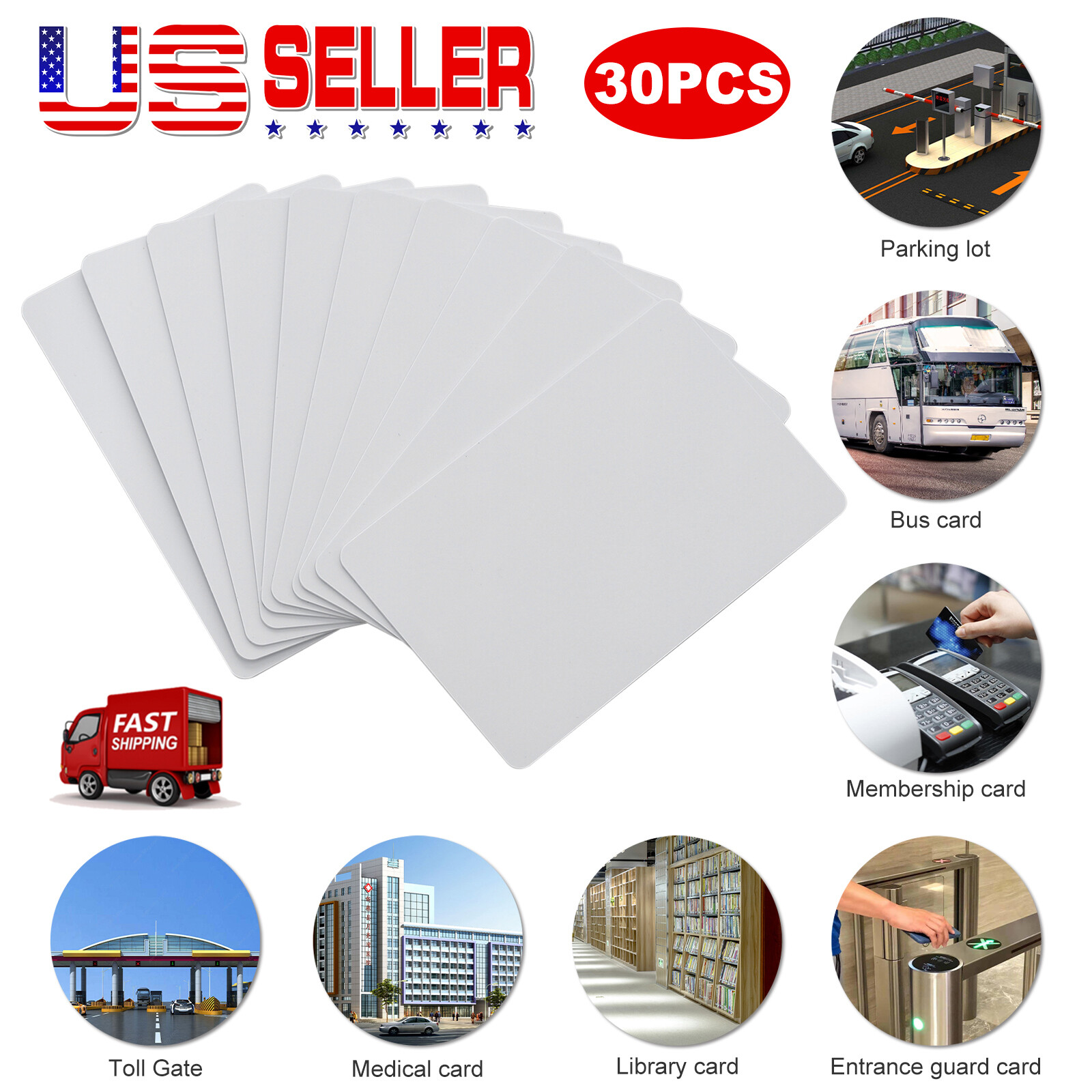 30Pcs NTAG215 Blank NFC Cards Tags NTAG 215 TagMo Amiibo Compatible  Waterproof | eBay