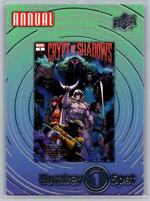 2022-23 Upper Deck Marvel Annual #N1S-3 Crypt of Shadows (2022) #1 Number 1 Spot