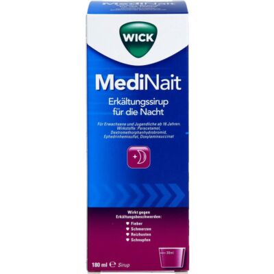 WICK MediNait Erkältungssirup für die Nacht 180 ml PZN 01689009