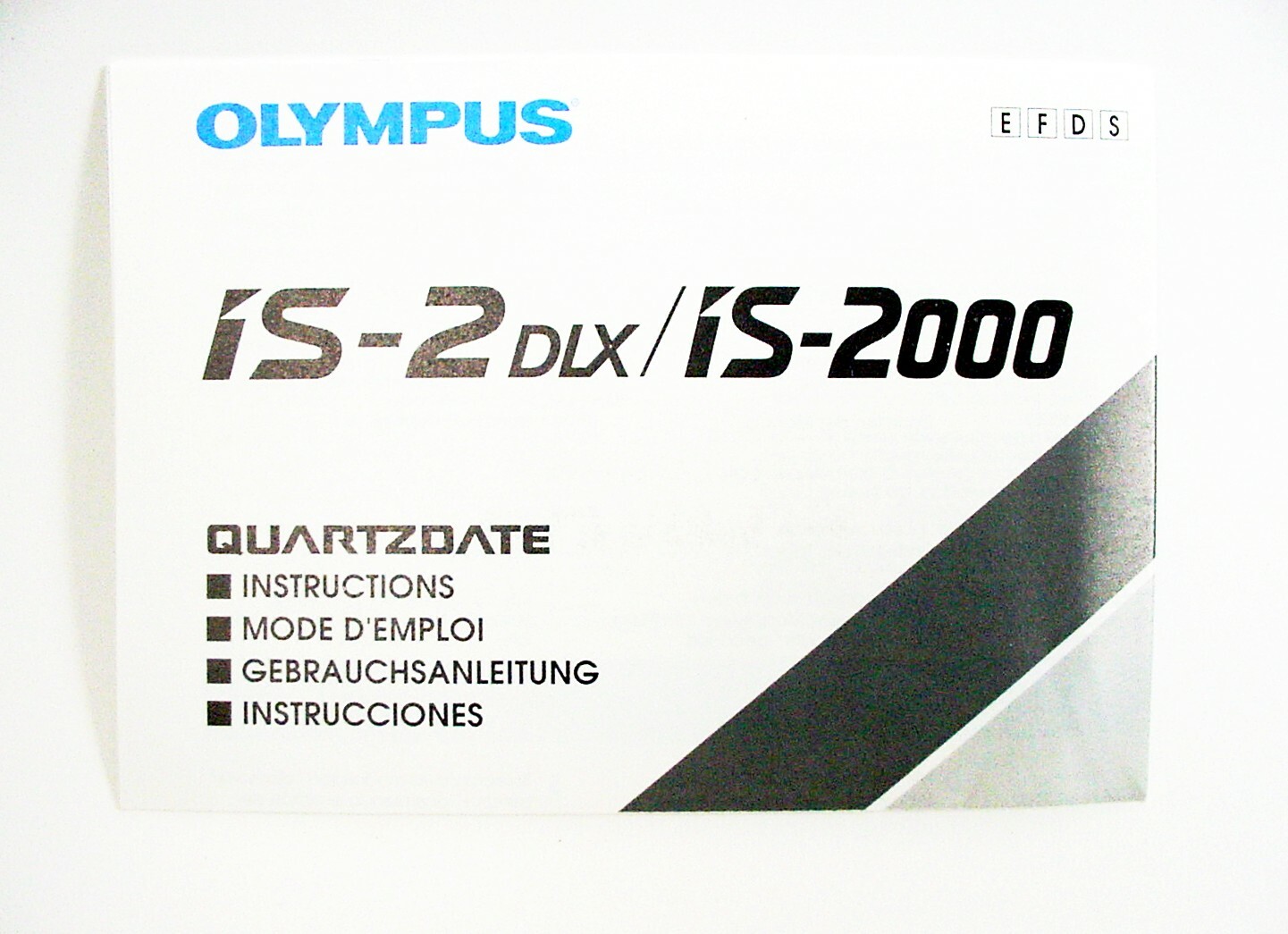 Olympus IS-2DLX-2000 Instructions Pamphlet | 7pg | 2000 | Pics Text | $8.85 |