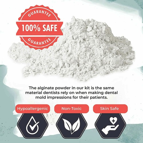 White Art Keepsake Hands Diy Casting Kit 500G Clone Powder+500G Model Powder AU - Picture 2 of 12