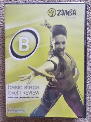 Zumba Fitness Basic Steps Level 1 Review Music CD and Choreography DVDs,...