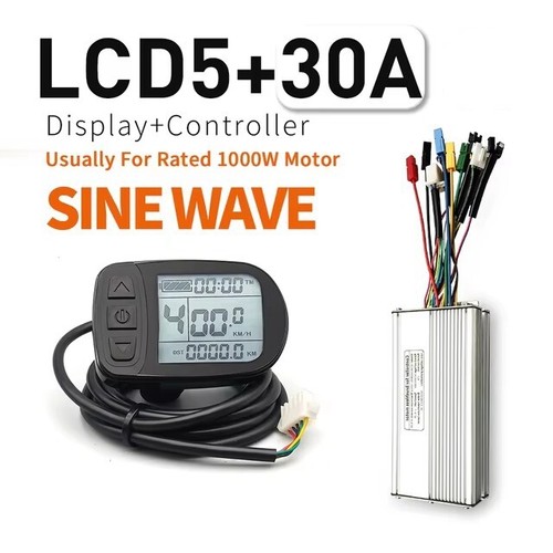 Controller E-Bike 36V/48V KT 30A-50A + Display LCD per motore brushless 1000W-3000W - Foto 21 di 39