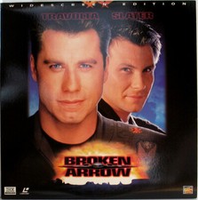 Laserdisc Broken Arrow WIDESCREEN AC-3 Dolby Digital THX VG 