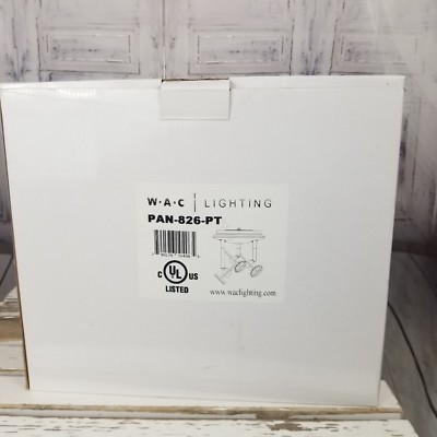 WAC lighting overhead ceiling moveable pan-826-pt NEW spotlight spot fixtures