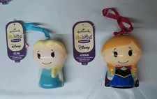 Disney Frozen Anna Elsa Ornaments Hallmark Lot of 2