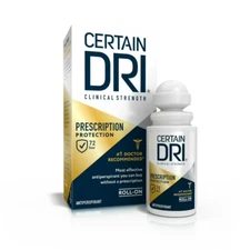 2-pk CertainDri Prescription Strength Clinical Antiperspirant Roll-On 1.2 FL oz.