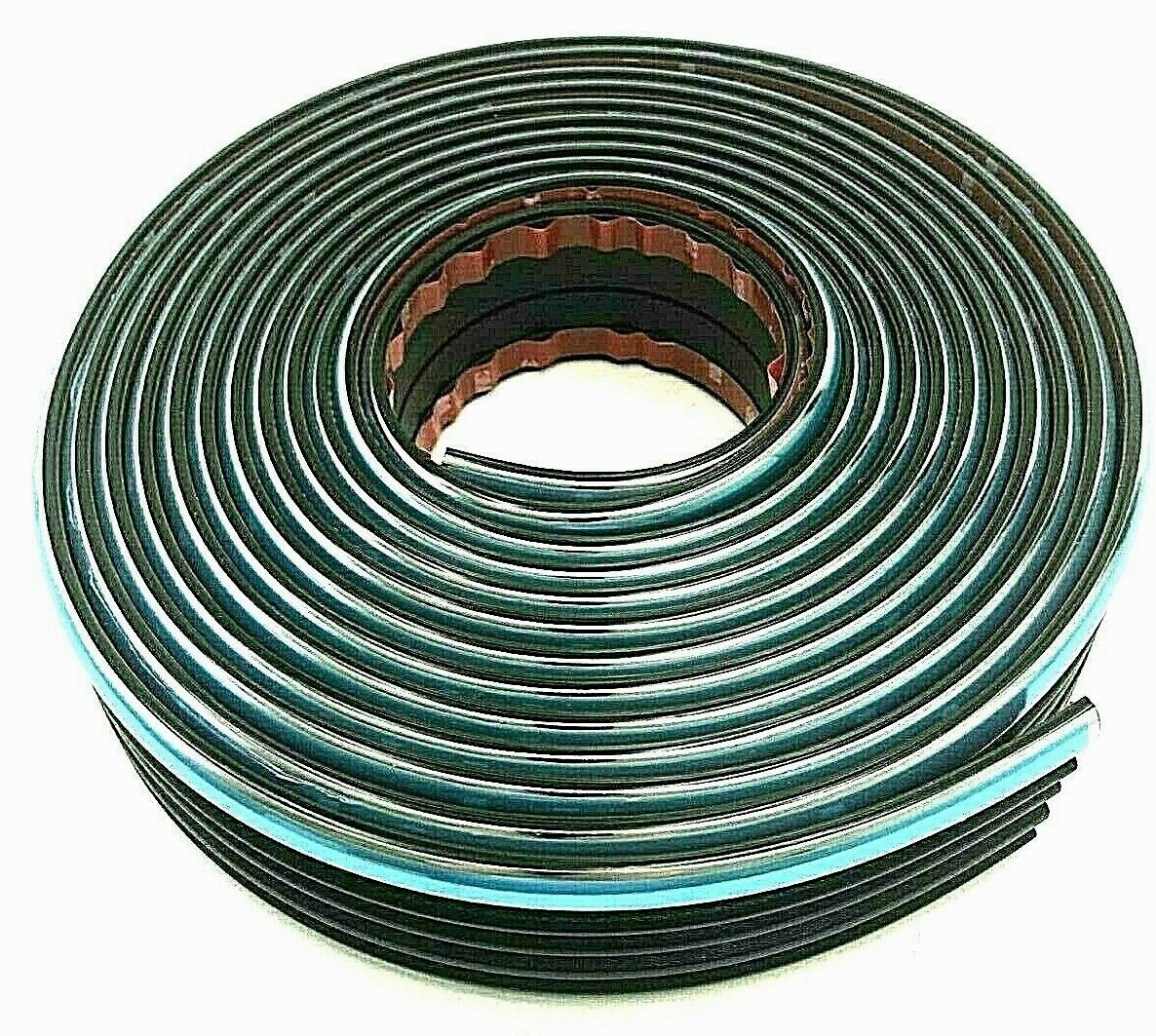 8898 CHEVY GMC BLACK AND CHROME BODY SIDE MOLDING 26' ROLL 2"1/2