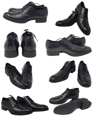 Neue schwarze Cole Haan Copley Derby elegante Schuhe für Herren verschiedene Größen
