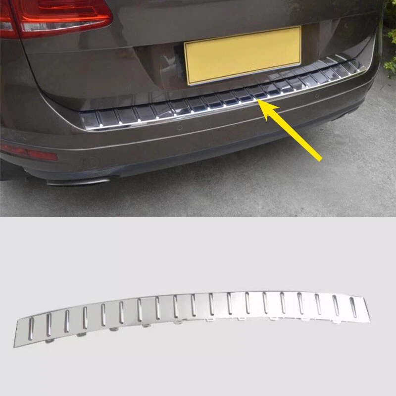 Protector de parachoques trasero para VW Touareg 2011-2017 accesorio de cubierta protectora de umbral de maletero Foto 2 de 4