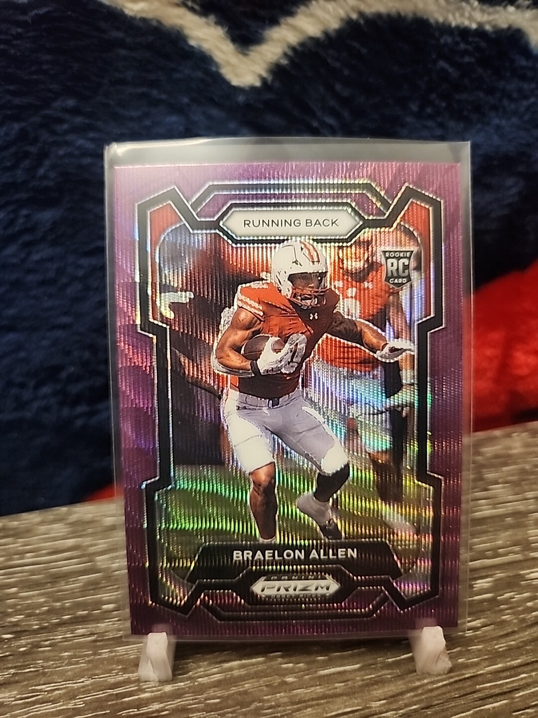 BRAELON ALLEN 2024 Panini Prizm Draft Picks RC Rookie PURPLE WAVE PRIZM #129