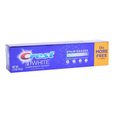 5 Pack Crest 3D WHITE Cavity Protection Toothpaste 2.3 oz Each - BB 03/25 - New