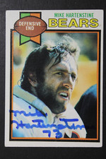 Mike Hartenstine Chicago Bears Signed 1979 Topps #251 Autographed Card PENN ST