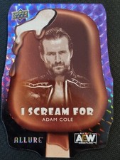 2022 AEW Adam Cole Purple Diamond I Scream For /10 Upper Deck ALLURE #81318