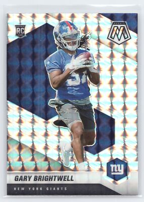Gary Brightwell - 2021 Panini Mosaic - Mosaic #377 - Rookie - New York Giants