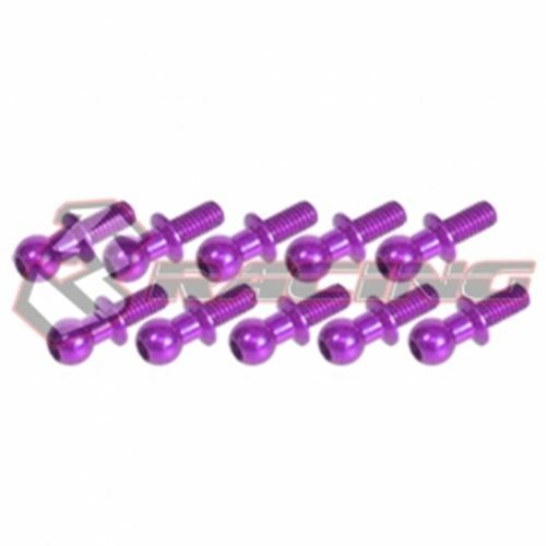 3RACING 3RAC-BS4810 ALLOY 4.8MM Ball Stud L=10 X10 pcs 1/10 RC EP GP Car - Picture 6 of 16
