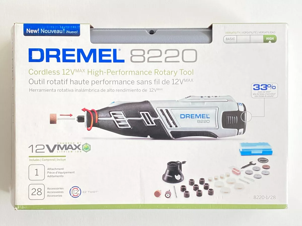 Dremel 8220 Cordless Rotary Tool Kit With Accessories Kit eBay