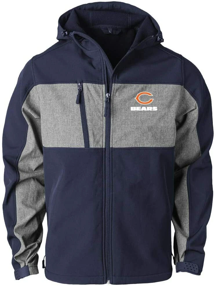 Chicago Bears Softshell Jacket Zephyr Full Zip