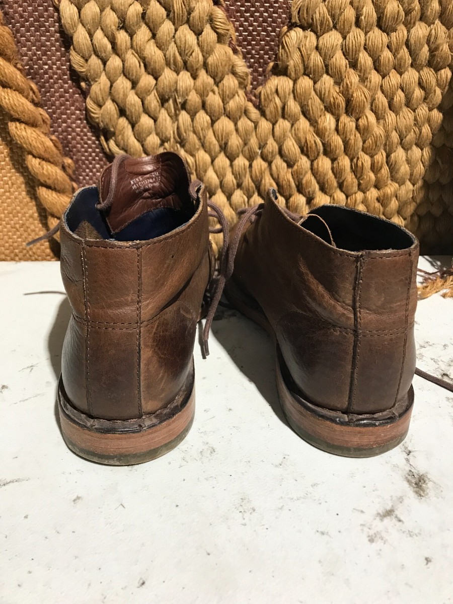 Cole Haan C11777 Glen Brown Leather Chukka Boots Men US Size  display picture 2