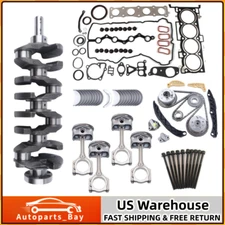 G4KJ 2.4L Engine Rebuild Overhaul Kit Crankshaft Conrods Timing For Hyundai KIA