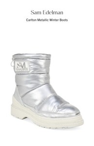 sam edelman metallic puffer