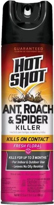 Hot Shot Ant, Roach & Spider Killer, Kills Insects Indoors and Outdoors -17.5 OZ