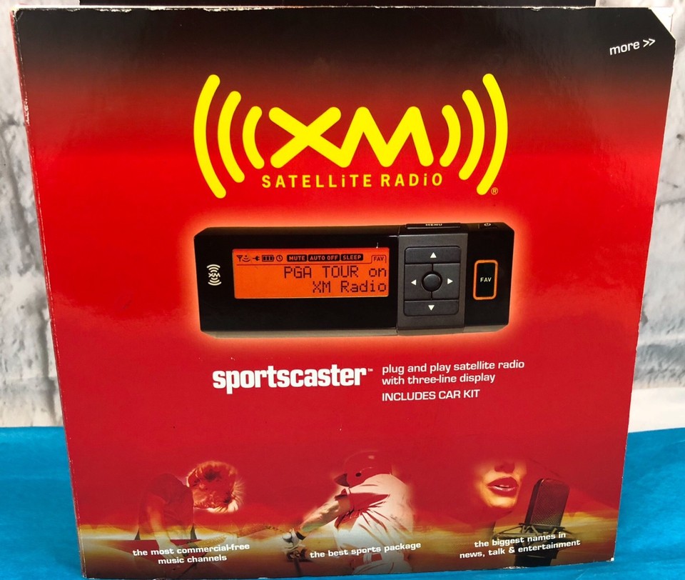 Xm Radio XM Satellite Radio Sportcaster With Car Kit New | eBay