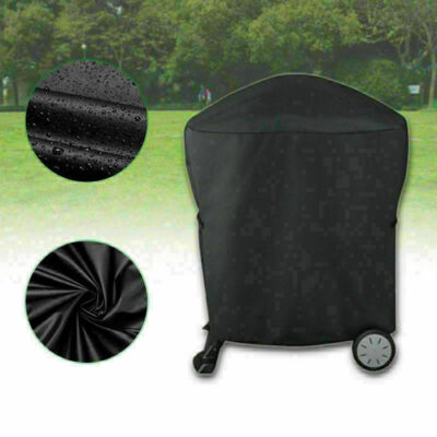 Grillabdeckung Abdeckhaube Wasserdicht Cover für Weber Q1000 Q2000 Serie schwarz