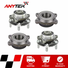 2 Front + 2 Rear Wheel Hub Bearing for 2WD 2003-2007 Infiniti G35 2004 2005 2006