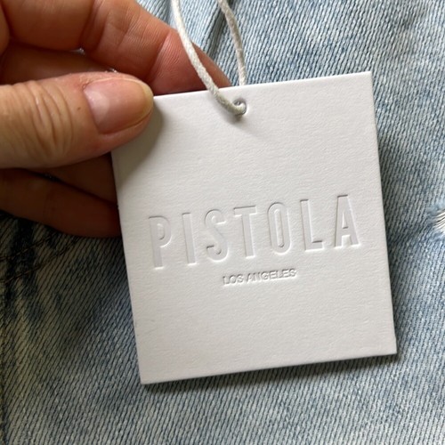 Pistola Presley High Rise Relaxed Roller By My side jeans nwt size 26 - Picture 6 of 12