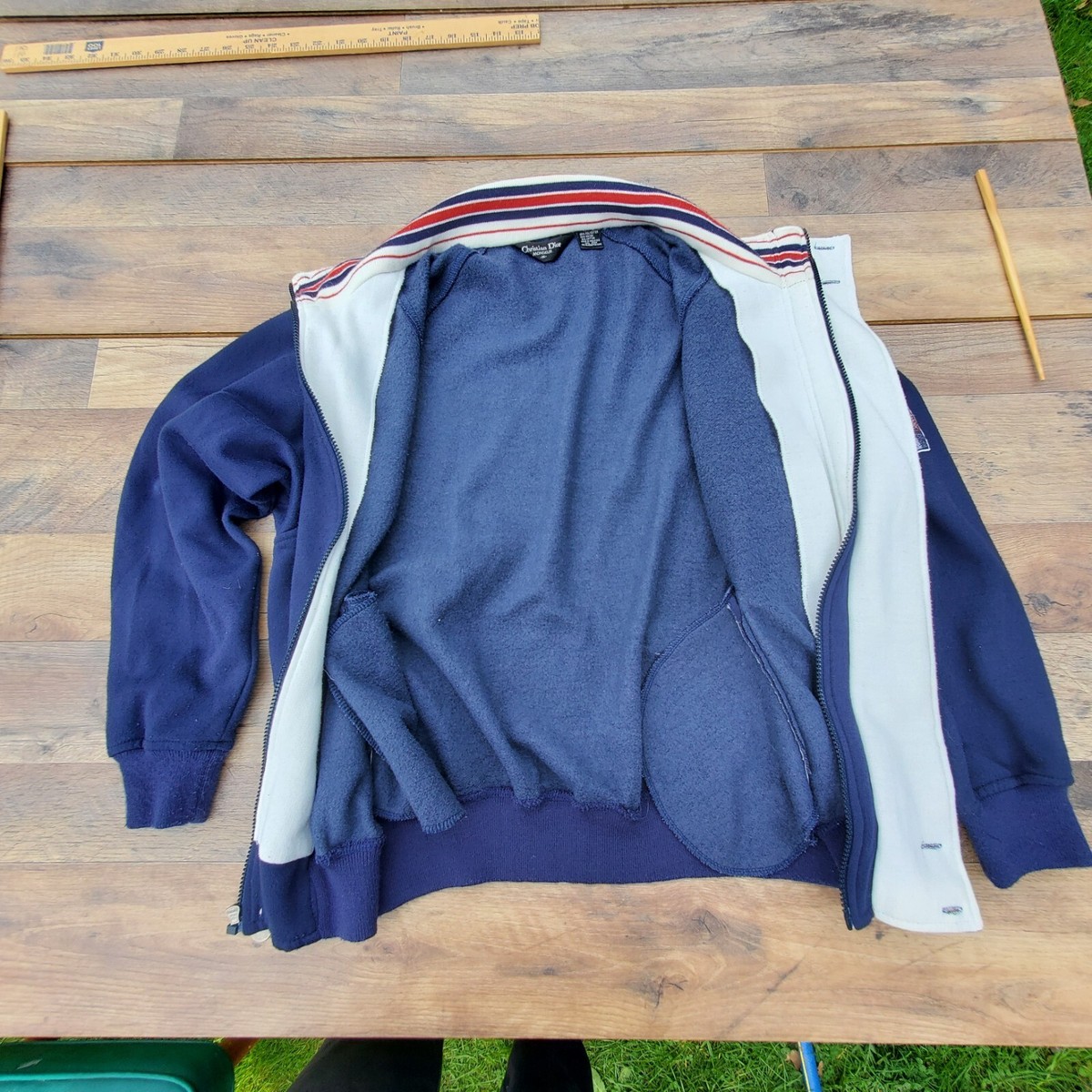 Vintage 90s Christian Dior Monsieur Track Jacket Mens M Full
