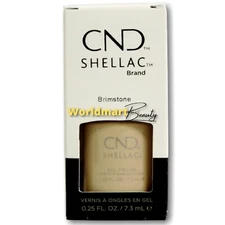 CND Shellac Gel Nail Polish Soak Off 0.25fl.oz Gel Color #92446- Brimstone