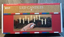 Gerson International Remote Control LED Candles Set of 10 Christmas Holidays