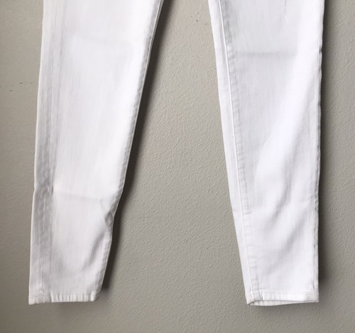 Anthropologie Pilcro Letterpress Mid Rise Skinny 26 x 28 White Jeans New - Picture 4 of 9