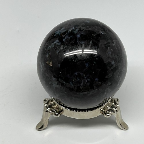 353.8g,2.4" (61mm) Indigo Gabbro Spheres Merlinite Gemstone @Madagascar,B19811 - Picture 9 of 10