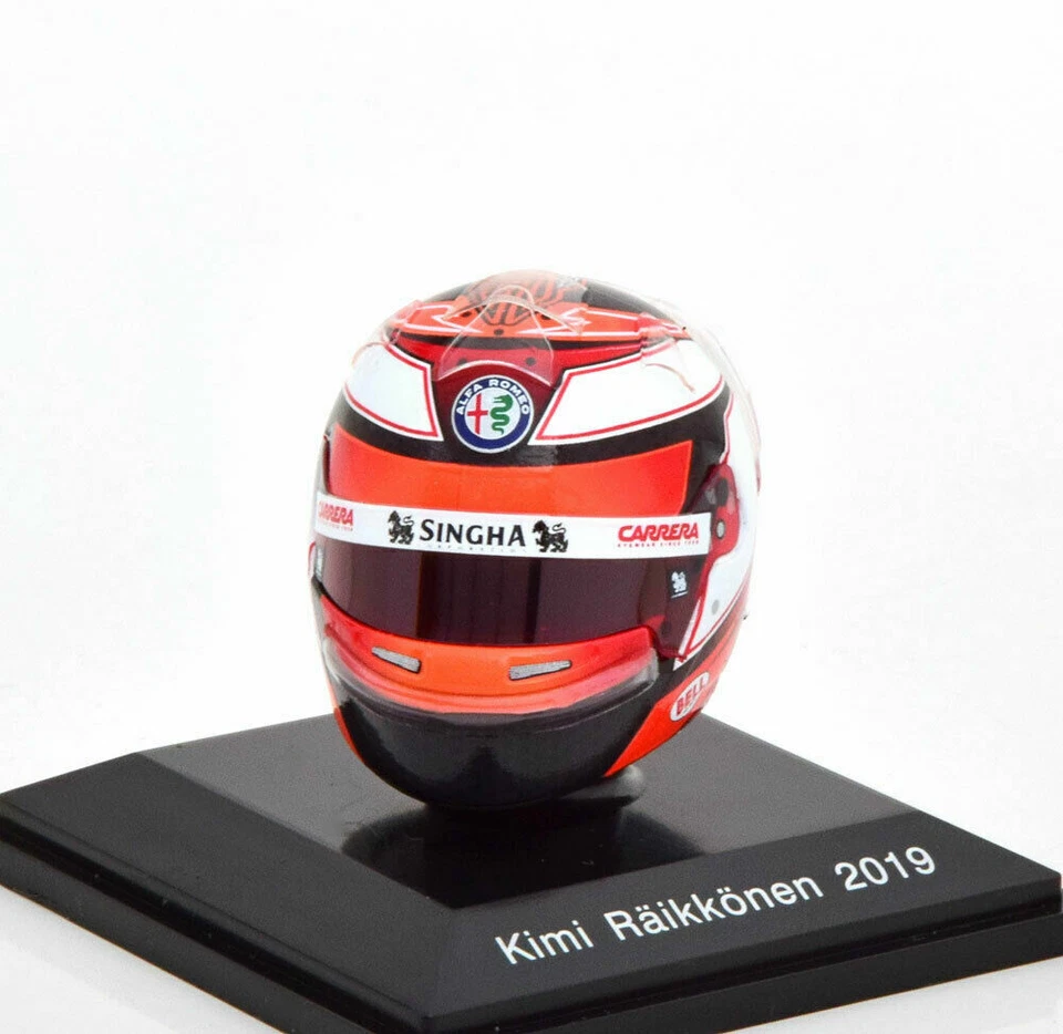 SPARK 1/8 MODELLINO CASCO AUTO F1 ALFA ROMEO FERRARI RAIKKONEN 2019 MODELLISMO - Immagine 3 di 4