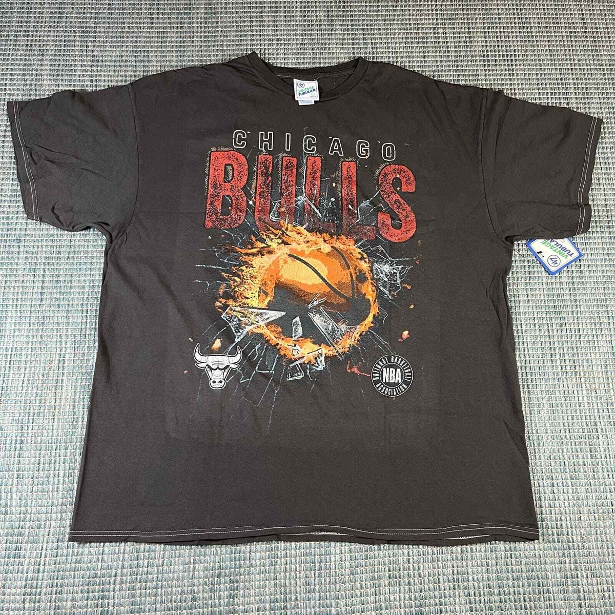 47 Brand Vintage Tubular Chicago Bulls NBA Mens Sz 2XL New | eBay