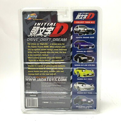 JADA 頭文字D MITSUBISHI LANCER EVOLUTION MITSUBISHI LANCER EVOLUTION EVO III INITIAL D DIECAST