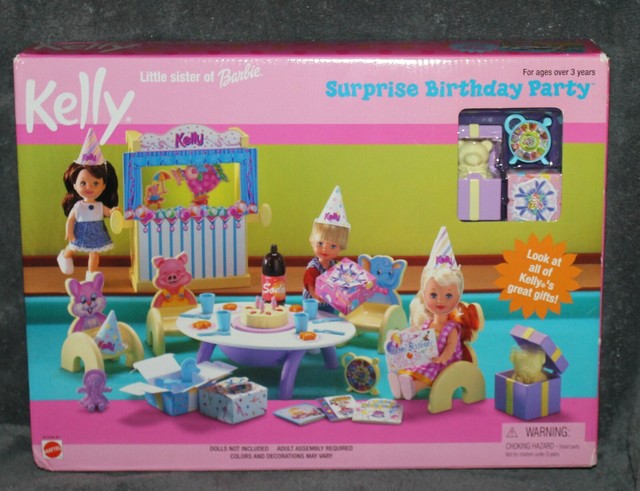 barbie chelsea birthday party playset